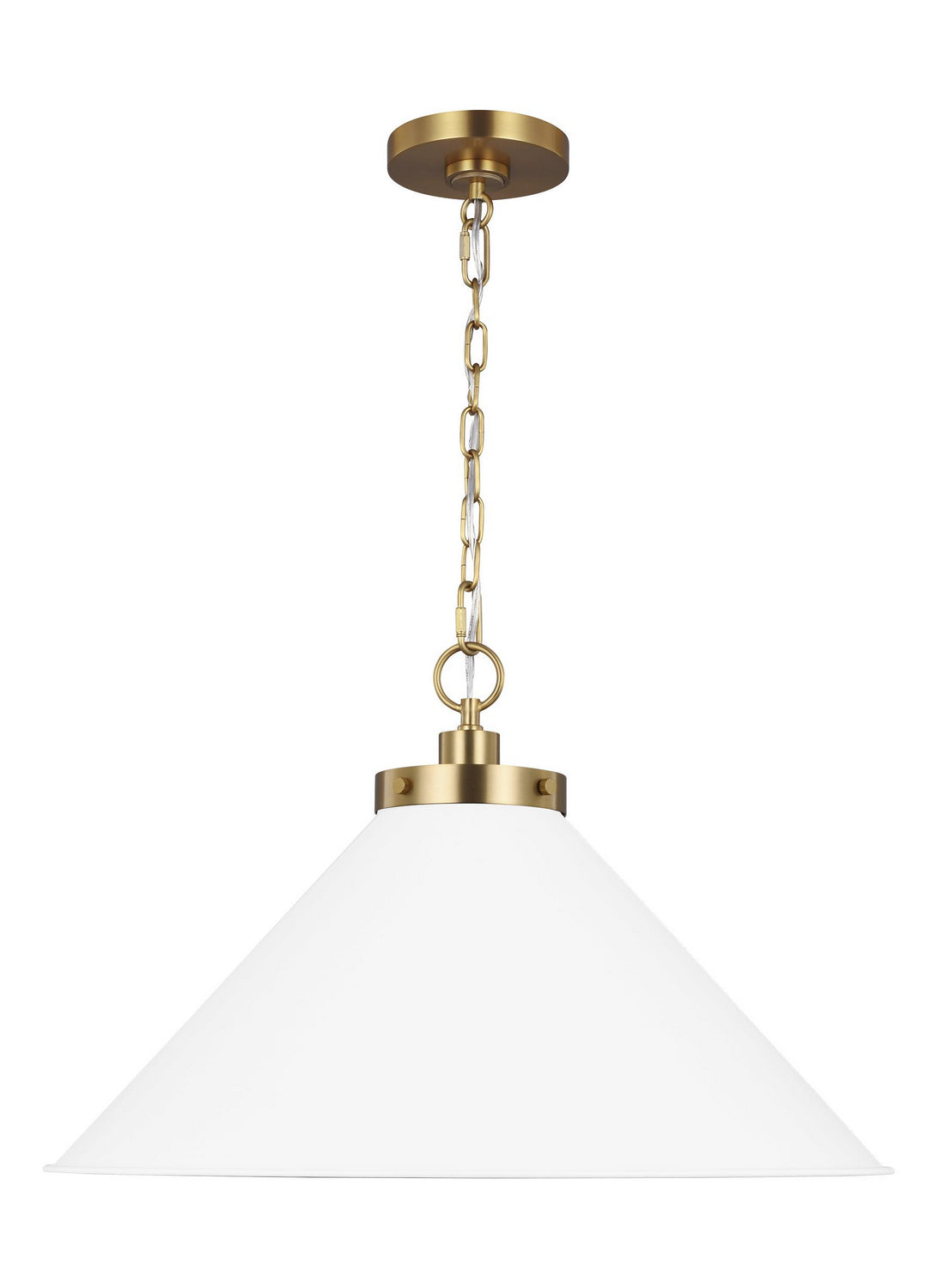 Wellfleet Wide Cone Pendant