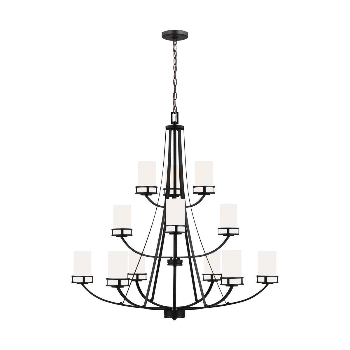12 Light Chandelier — 40.63"