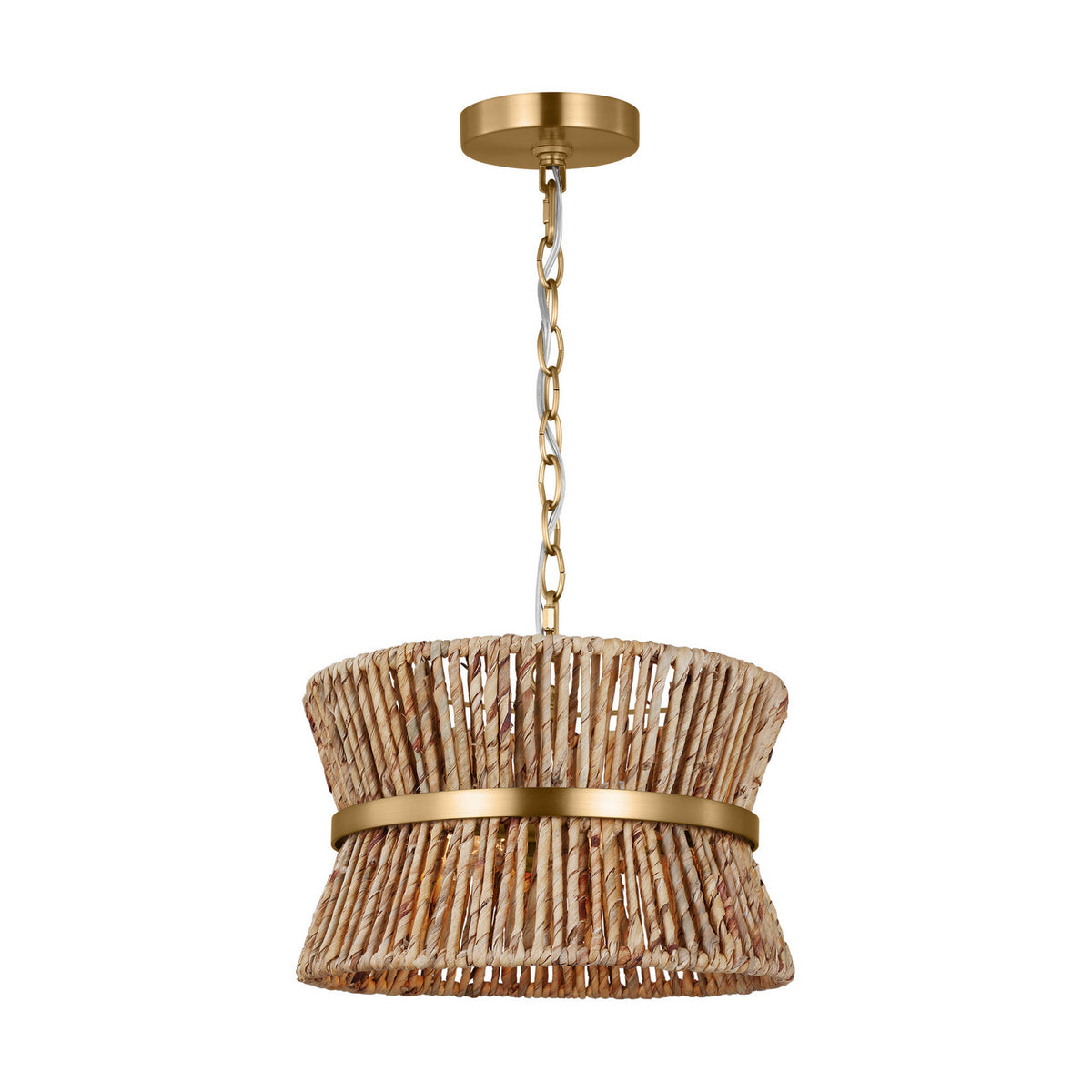 Two Light Pendant — Woven/Natural