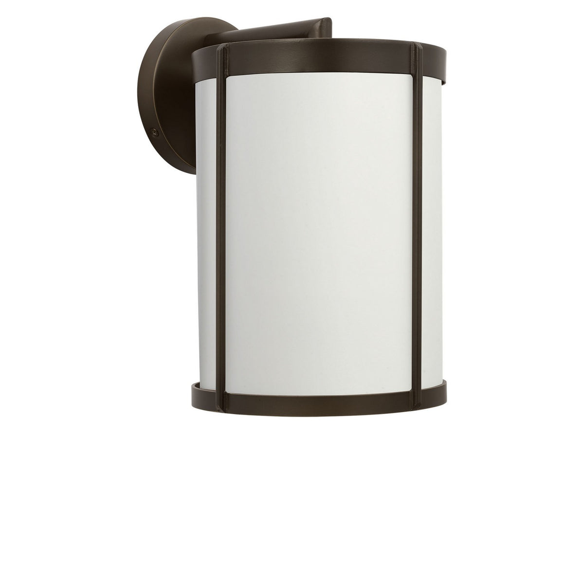 Luning Medium Lantern — White Aluminum Shade