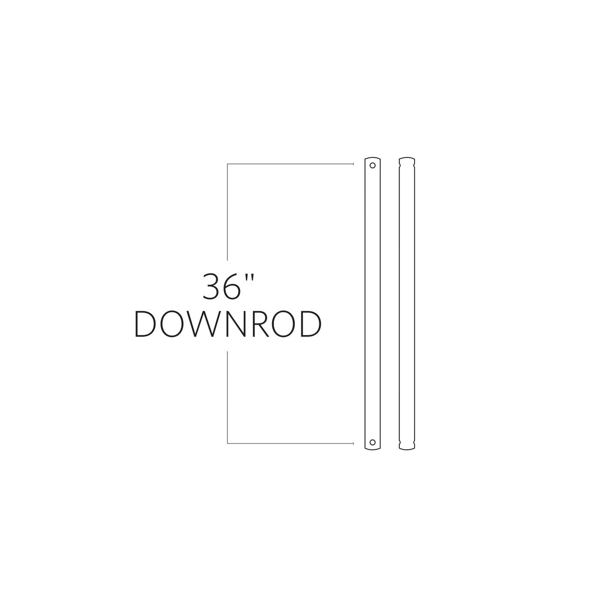 Universal Downrod — 36"