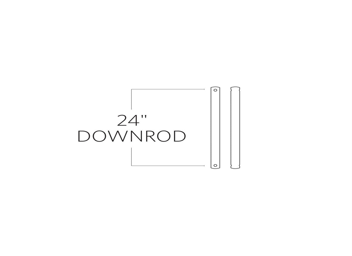 Universal Downrod — 24"