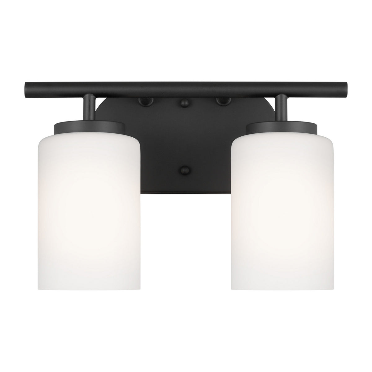 Oslo Two Light Bath — Cased Opal Etched