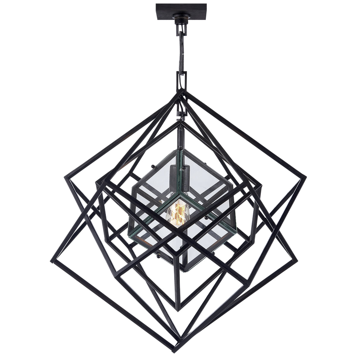 Cubist One Light Chandelier