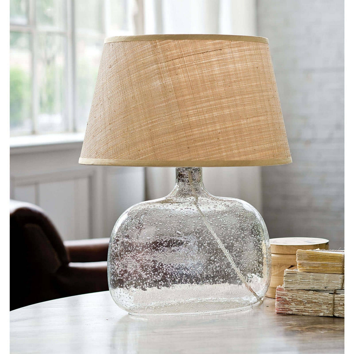 Seeded One Light Table Lamp
