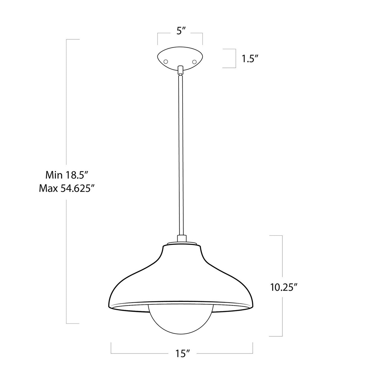 Surfside One Light Pendant