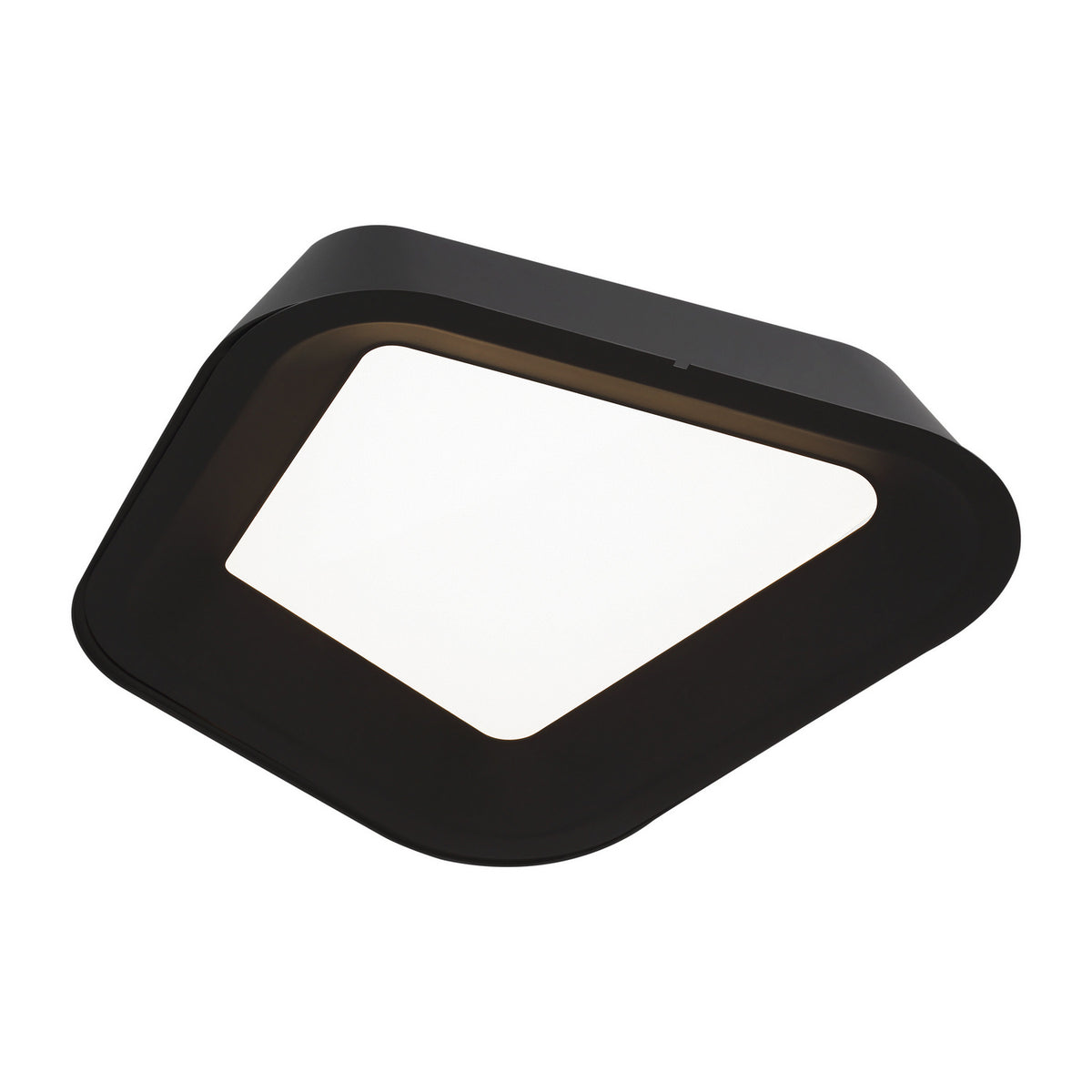 Rhonan Flush Mount — Nightshade Black