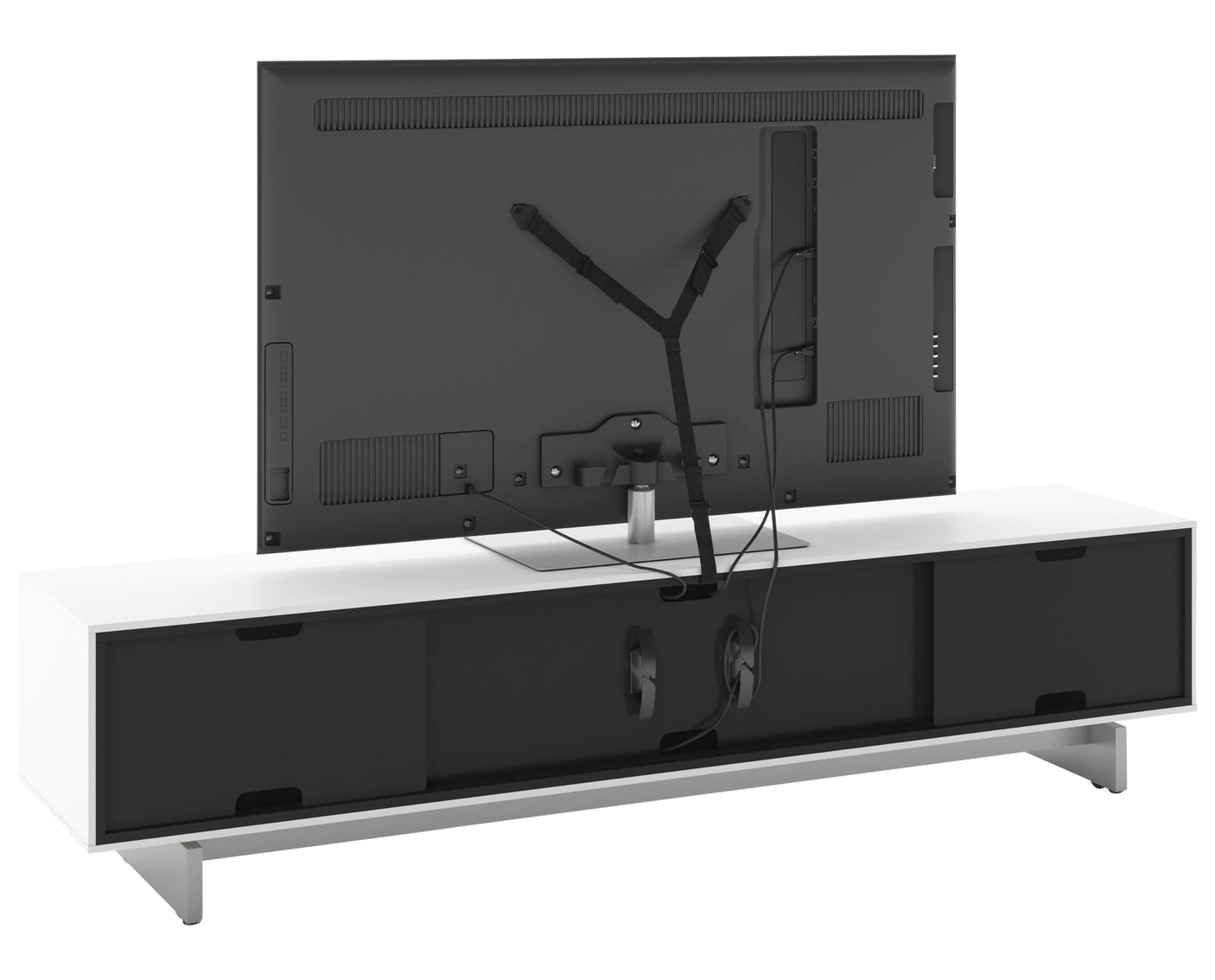 Align 7473 | Low 4 Door Media & Storage Console