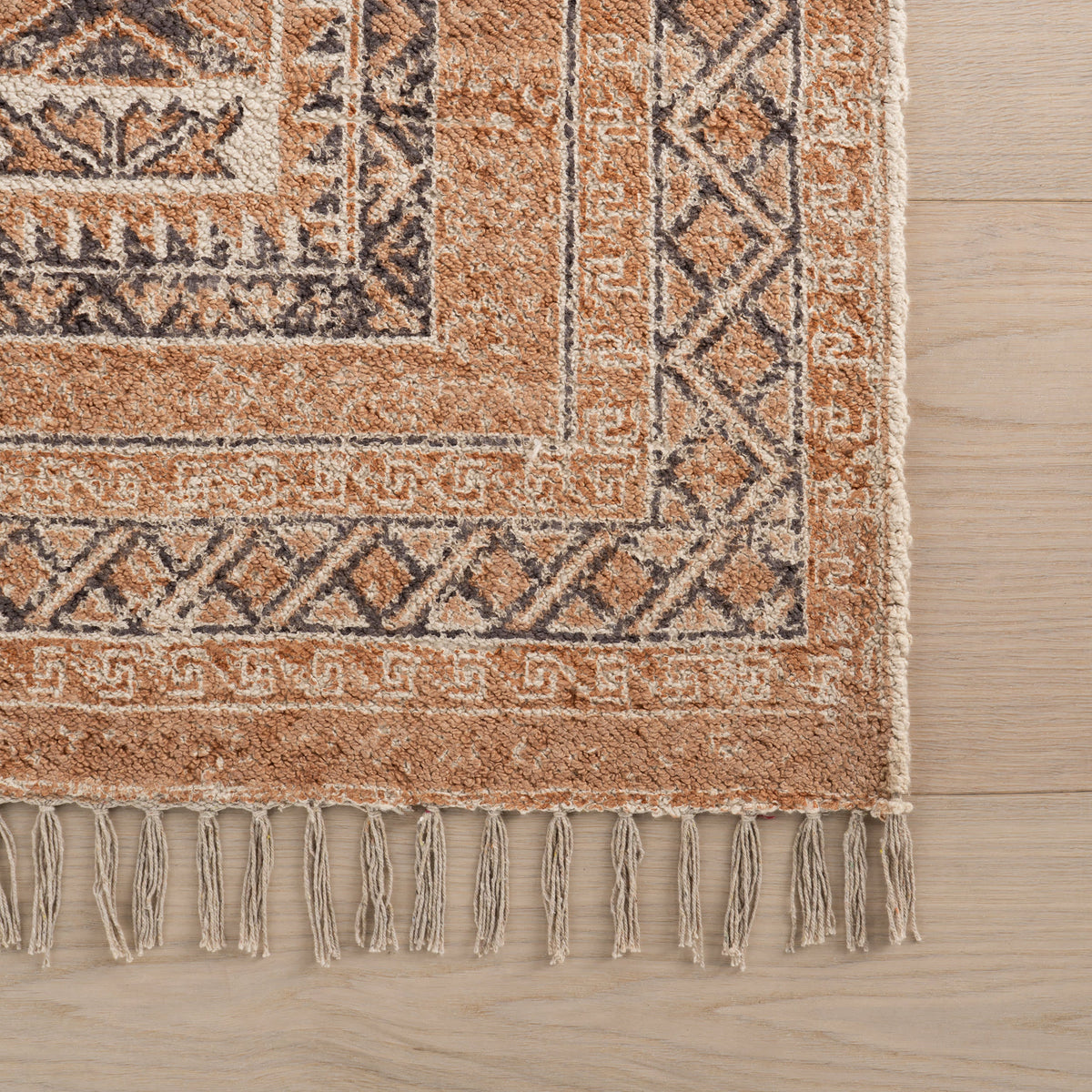 Dash & Albert Ardin Vintage Handmade Cotton Rug in Brown, photo 4