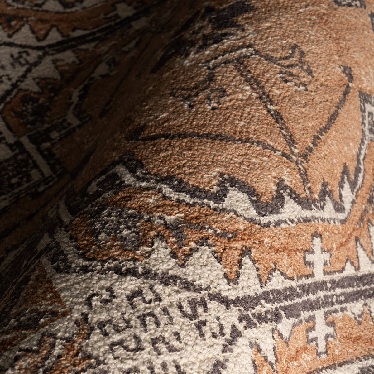 Dash & Albert Ardin Vintage Handmade Cotton Rug in Brown, photo 7
