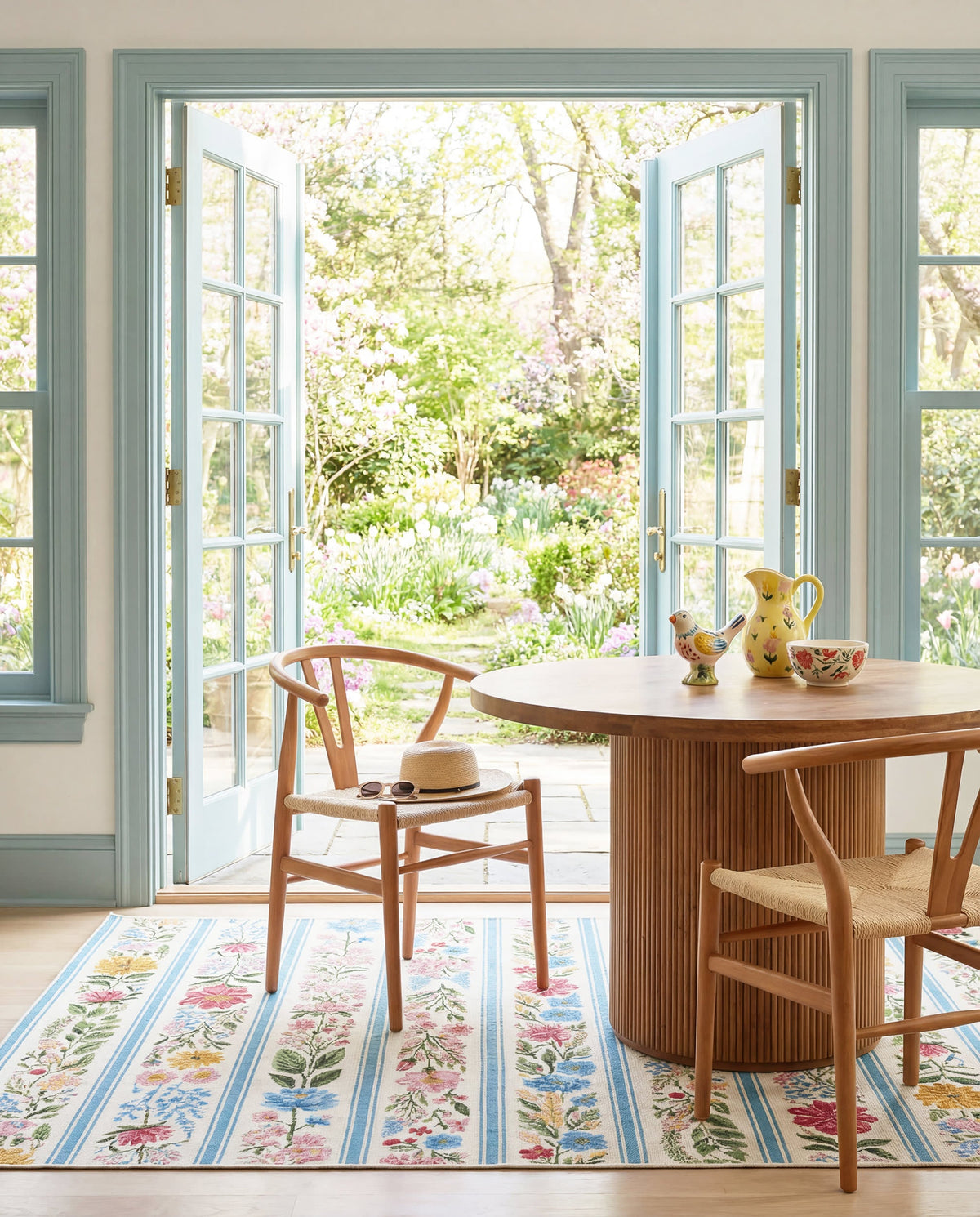 Dash & Albert Arroya Floral Indoor/Outdoor Rug in Multicolour, photo 2