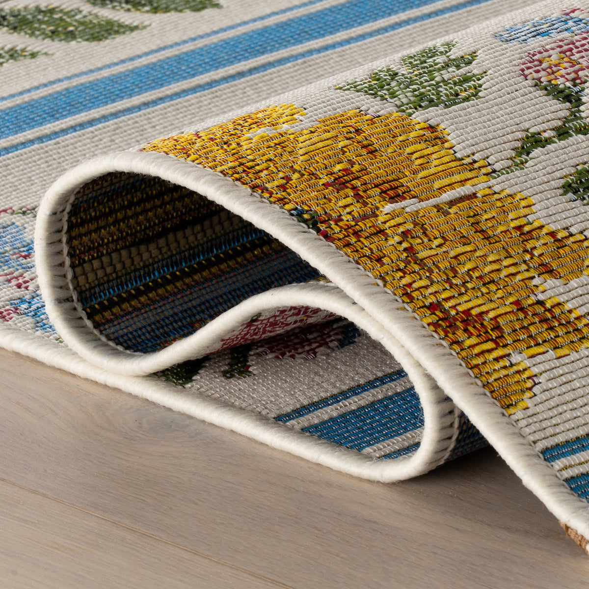 Dash & Albert Arroya Floral Indoor/Outdoor Rug in Multicolour, photo 8