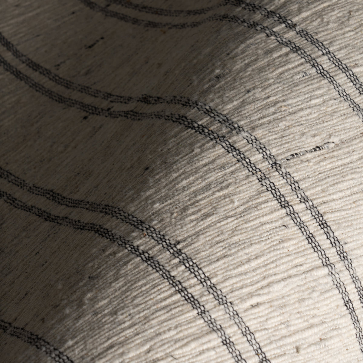 Dash & Albert Arven Striped Handmade Cotton Rug in Grey, photo 7