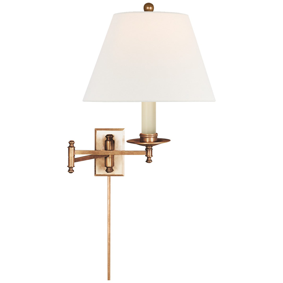 Dorchester Swing Arm One Light Swing Arm Wall Lamp — 15.00"