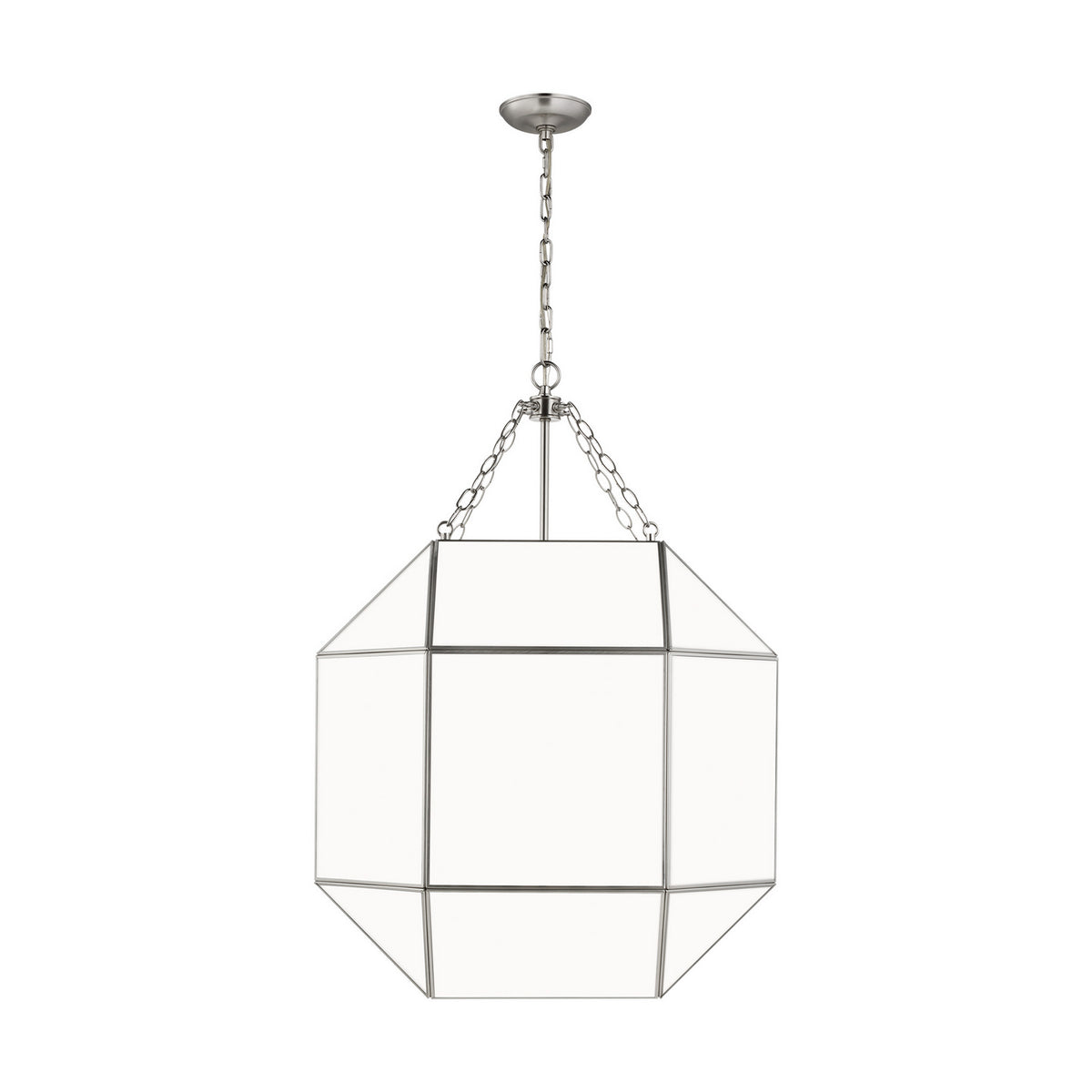 Morrison Large Lantern — Smooth White, 60 W