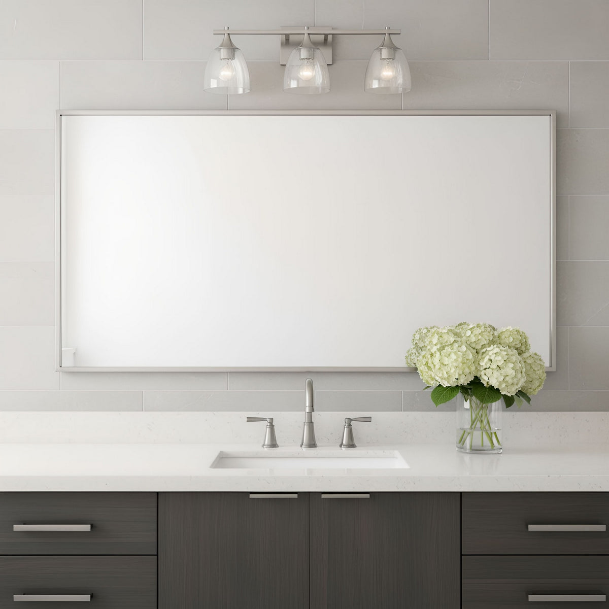 Three Light Vanity — 8.88", 26"