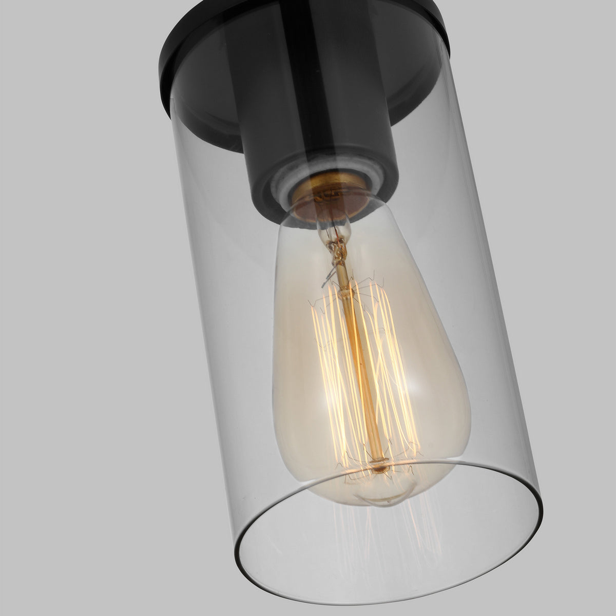 One Light Mini-Pendant — Clear, 60 W