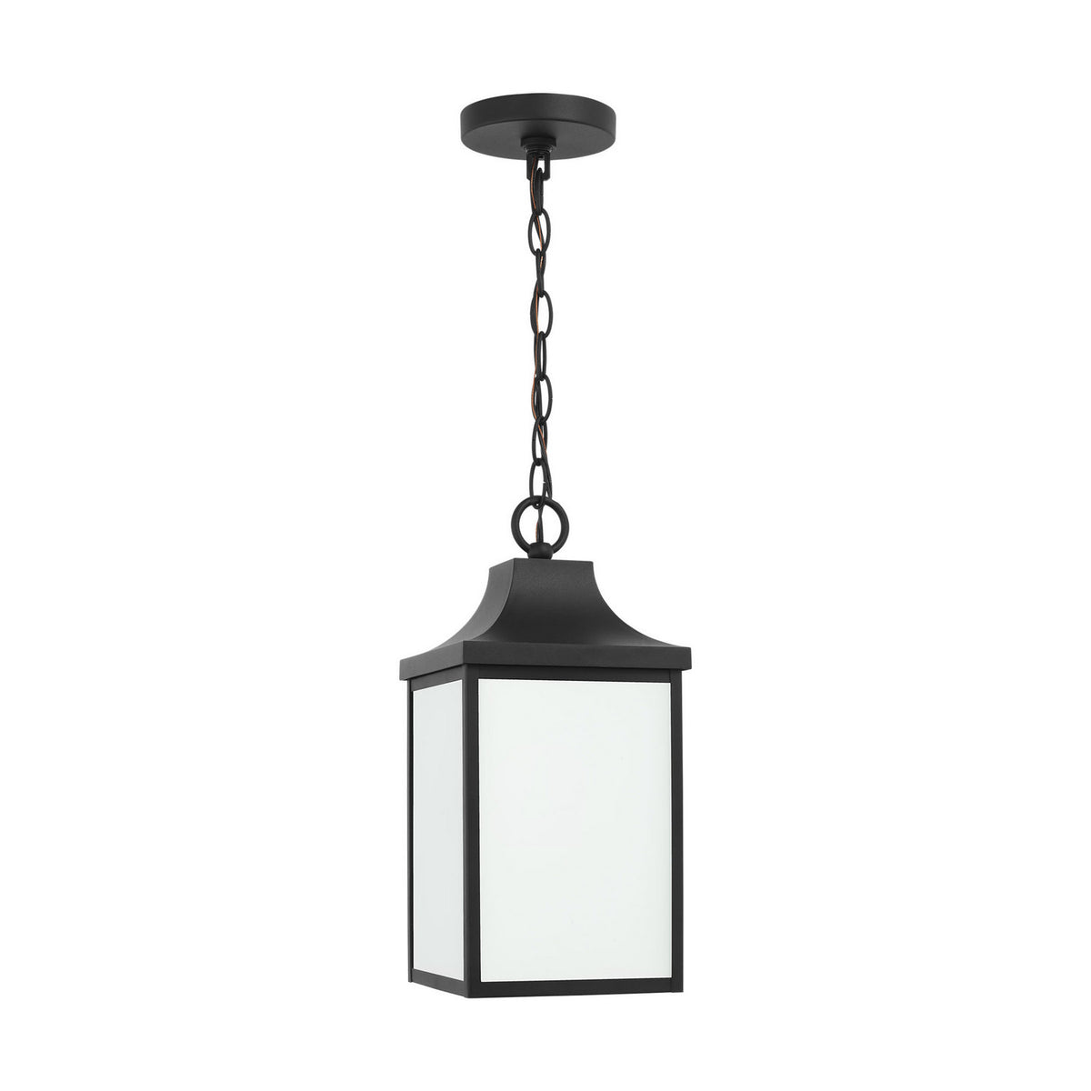 Saybrook 15" Hanging Lantern — Smooth White