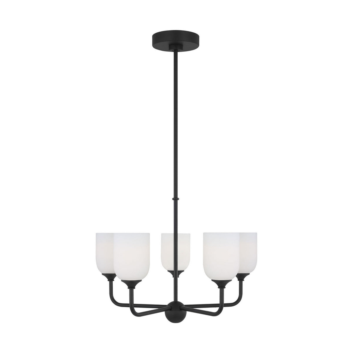 Emile Five Light Chandelier — 9 W