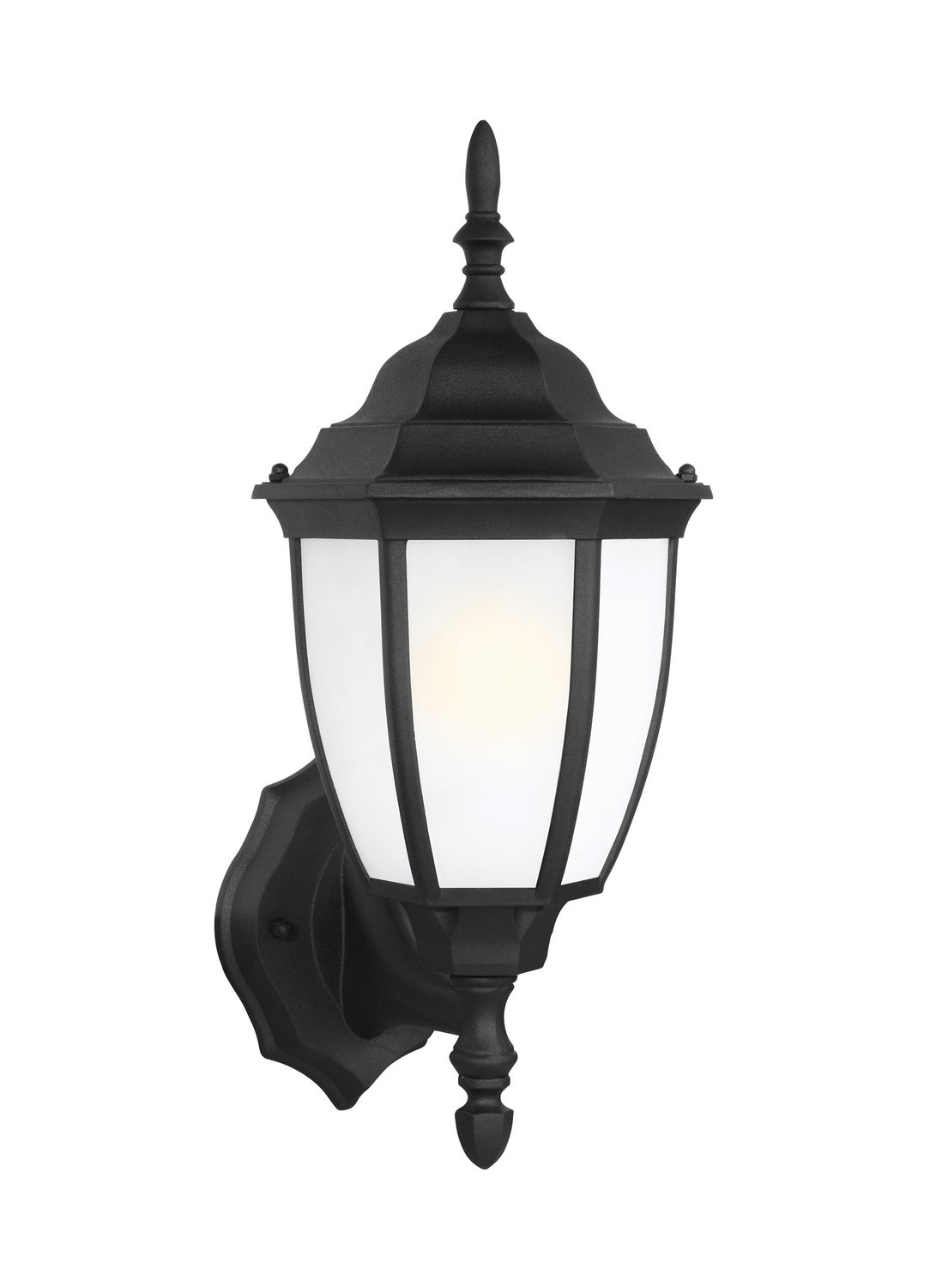 Bakersville Curve 15.5" Up Lantern — White