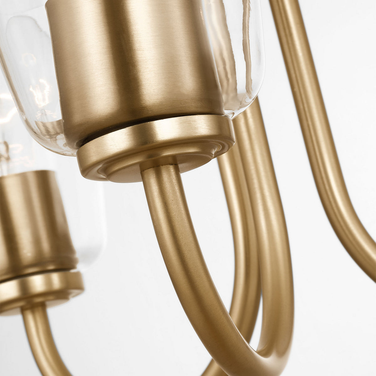 Miles Three Light Chandelier — Clear