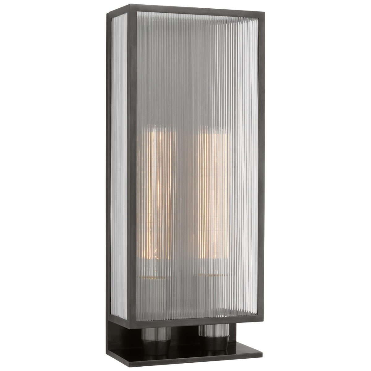 York 24" Double Box Outdoor Sconce