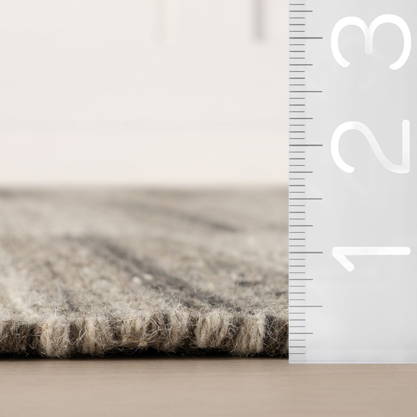 Nate Berkus Mateo Striped Wool Cozy Area Rug