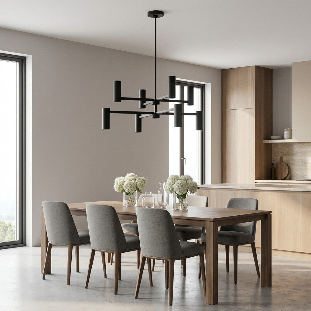 Zentro Eight Light Chandelier