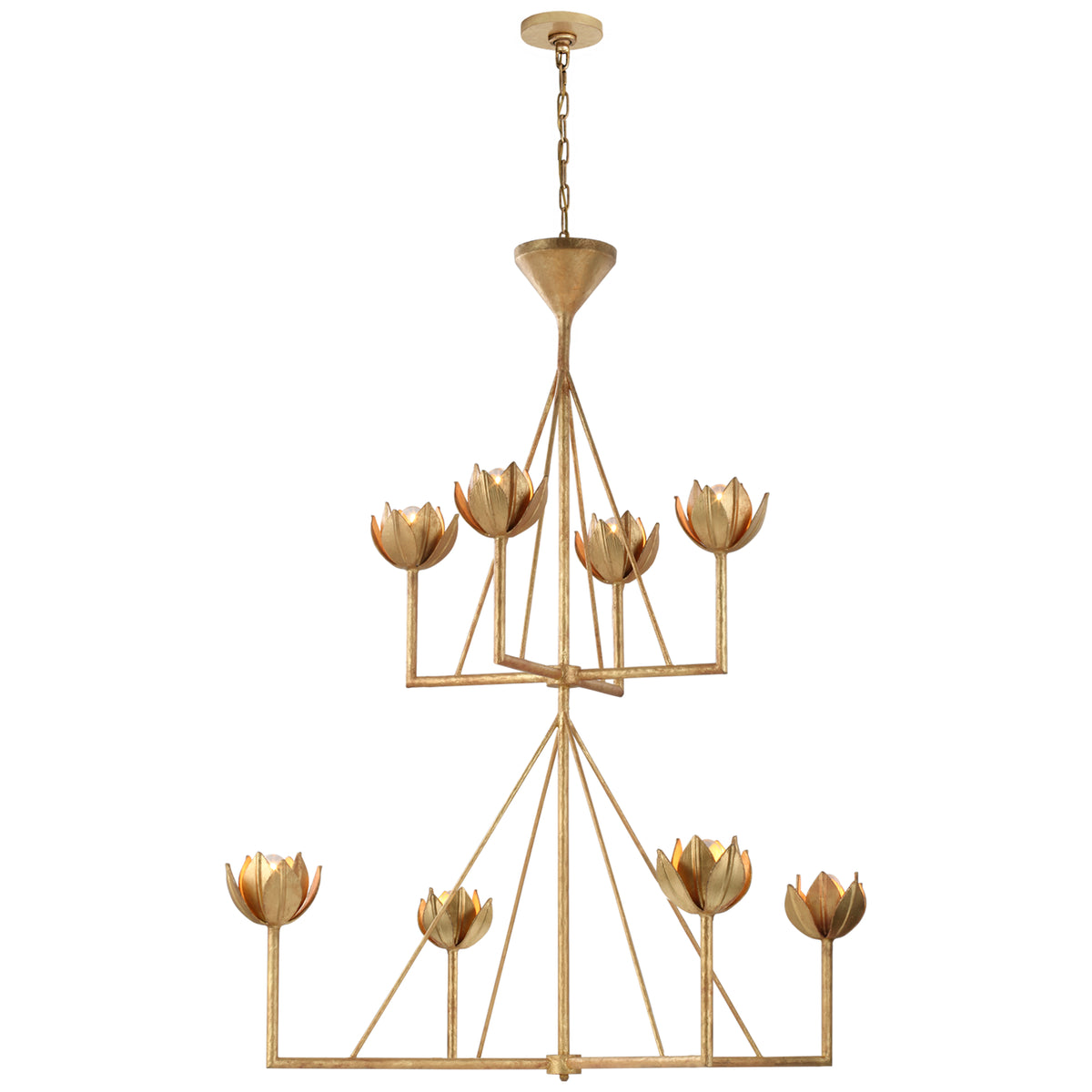 Alberto Large Two Tier Chandelier