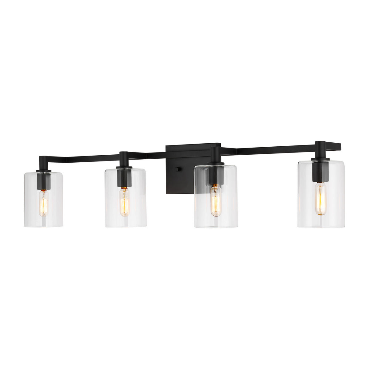 LED Bath Wall Sconce — W: 35.00" × H: 7.75" × D: 6.38"