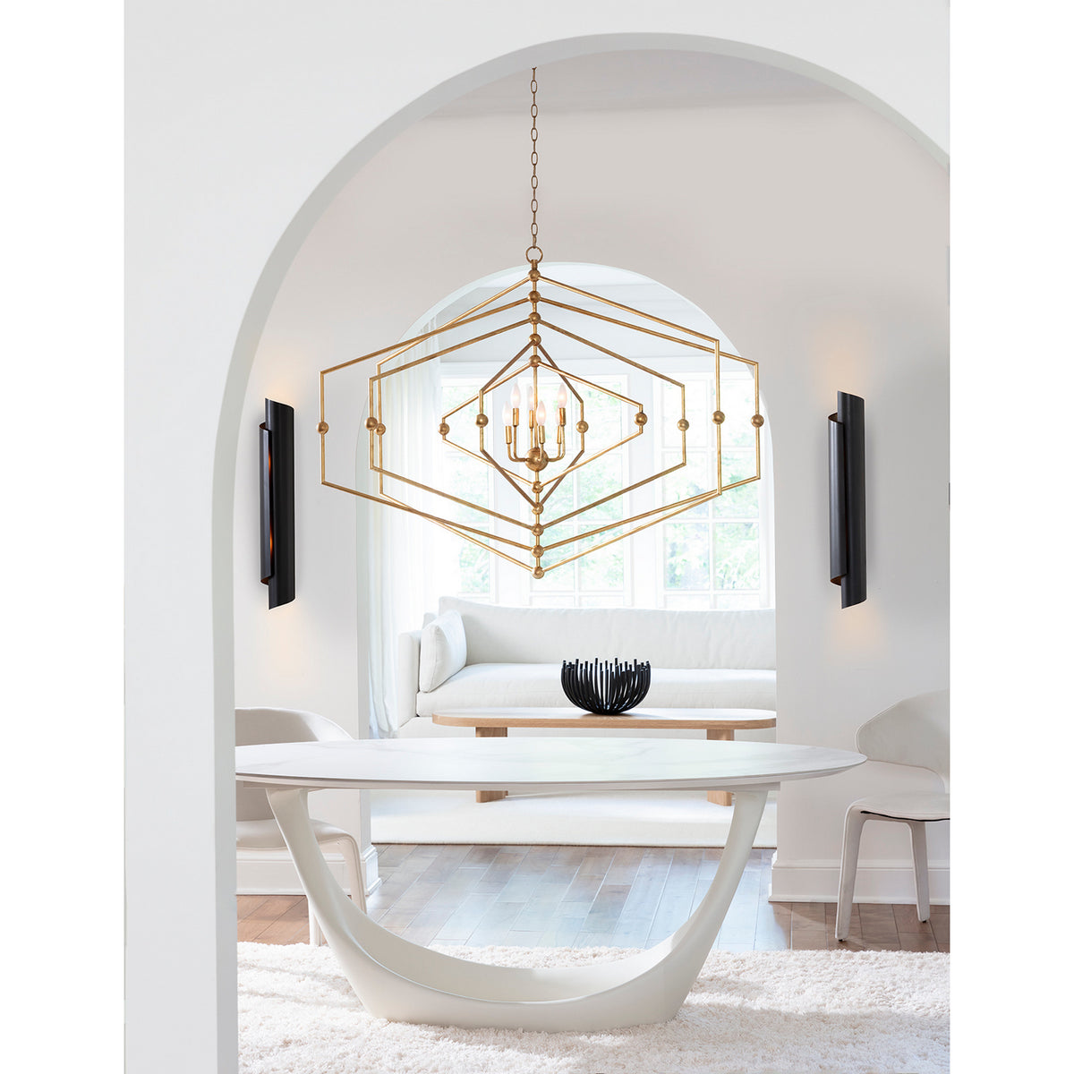Flute Two Light Wall Sconce