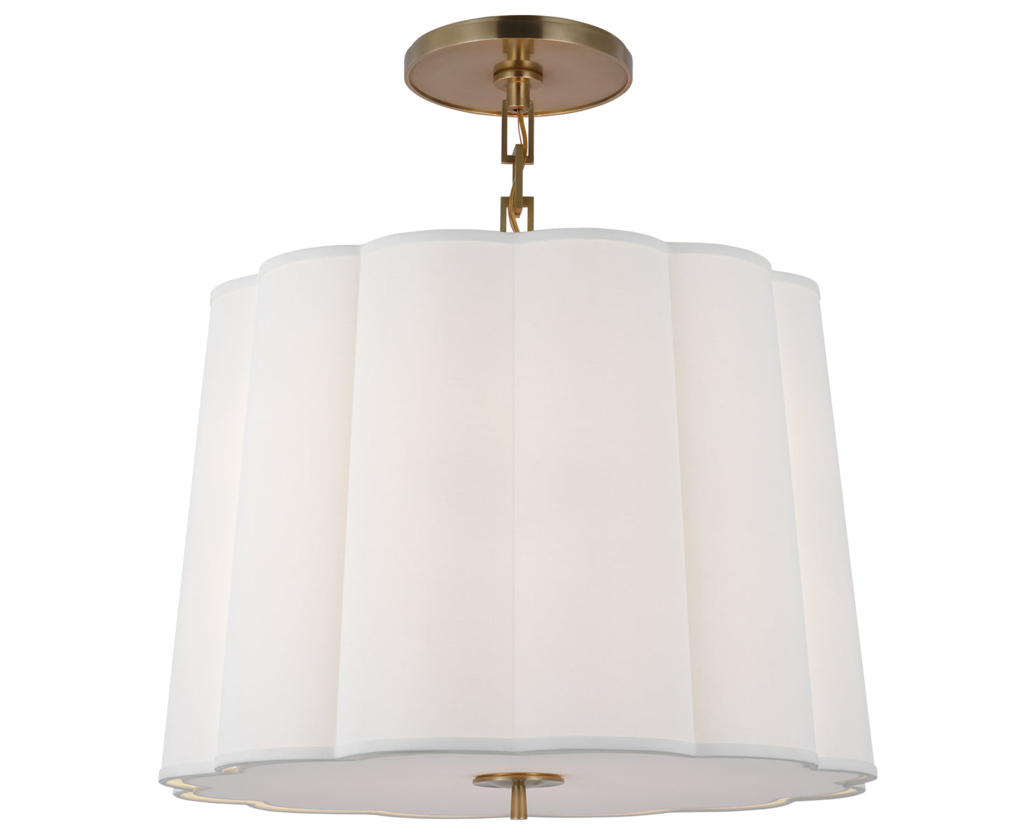 Simple Scallop Large Hanging Shade