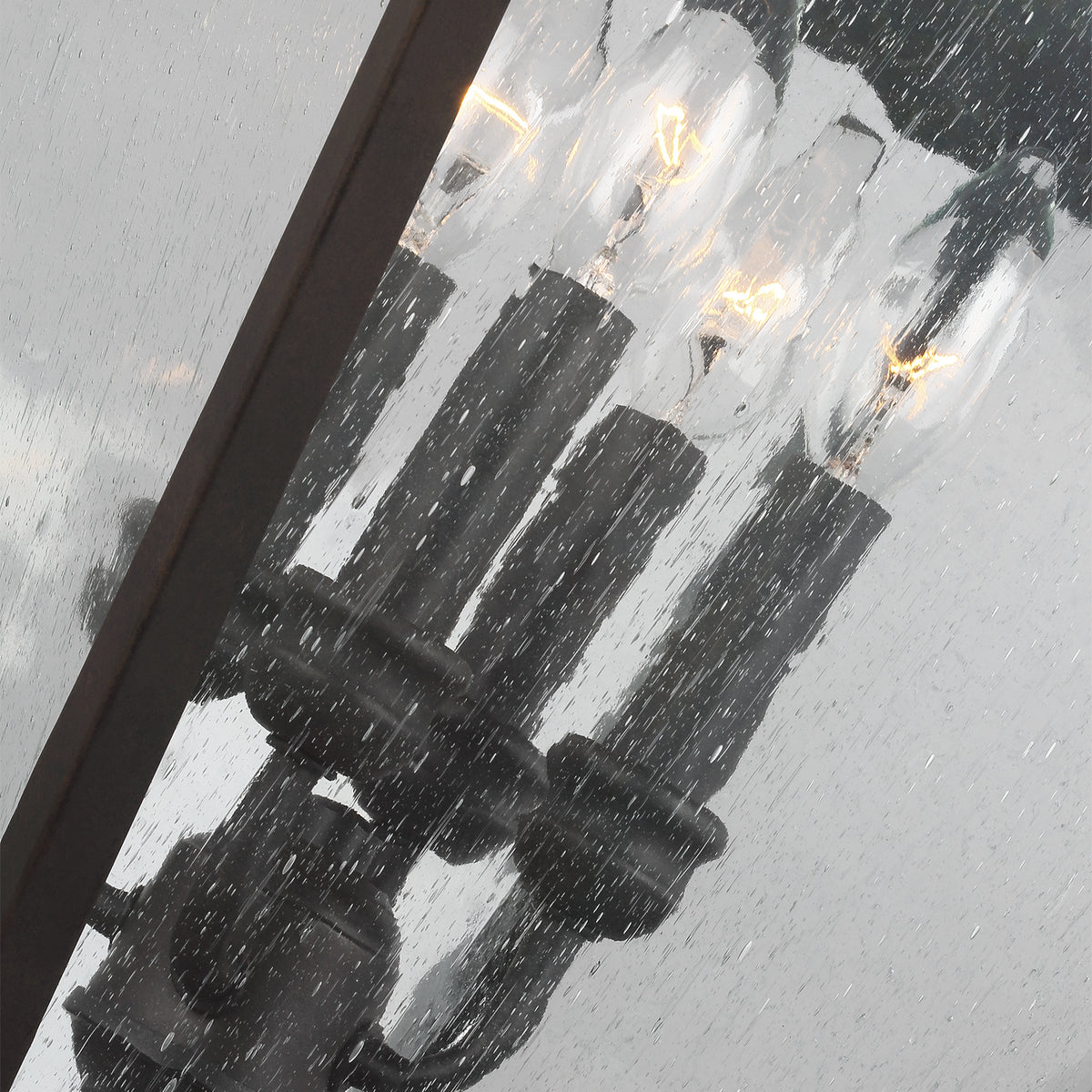 Four Light Outdoor Post Lantern — 29.00"