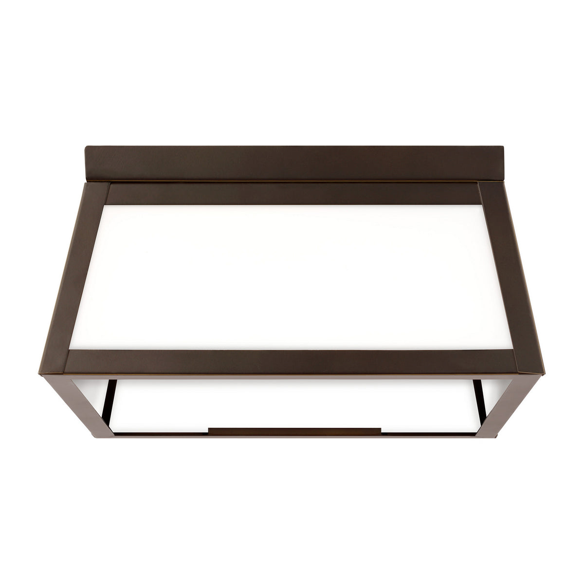 Two Light Outdoor Flush Mount — 60 W