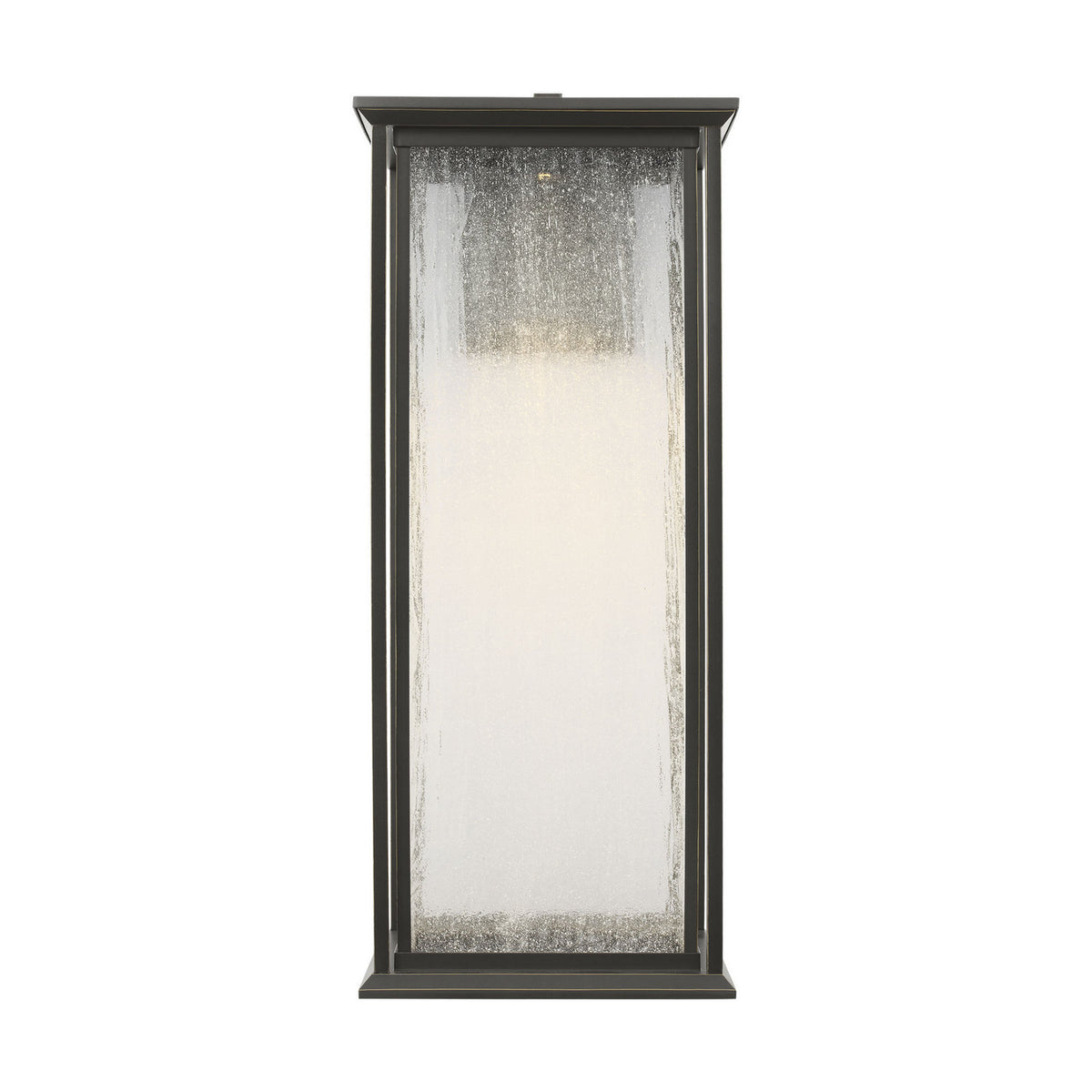 Audley 24" LED Lantern — Distressed Seeded