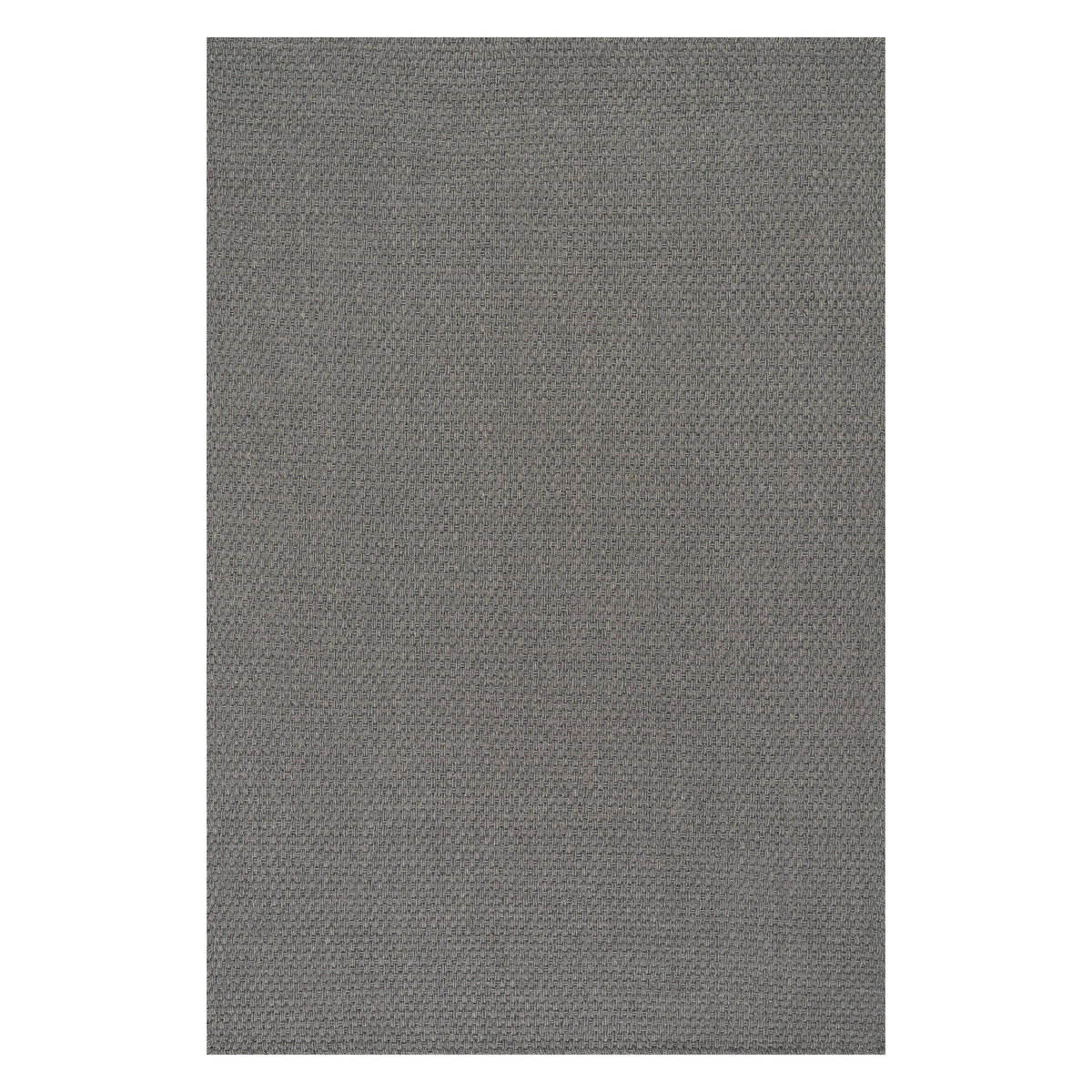 Dash & Albert Bridges Rope Rug in Grey, on white