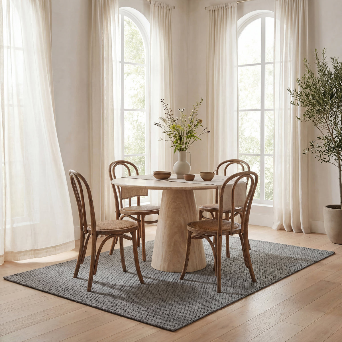 Dash & Albert Bridges Rope Rug in Grey, photo 4