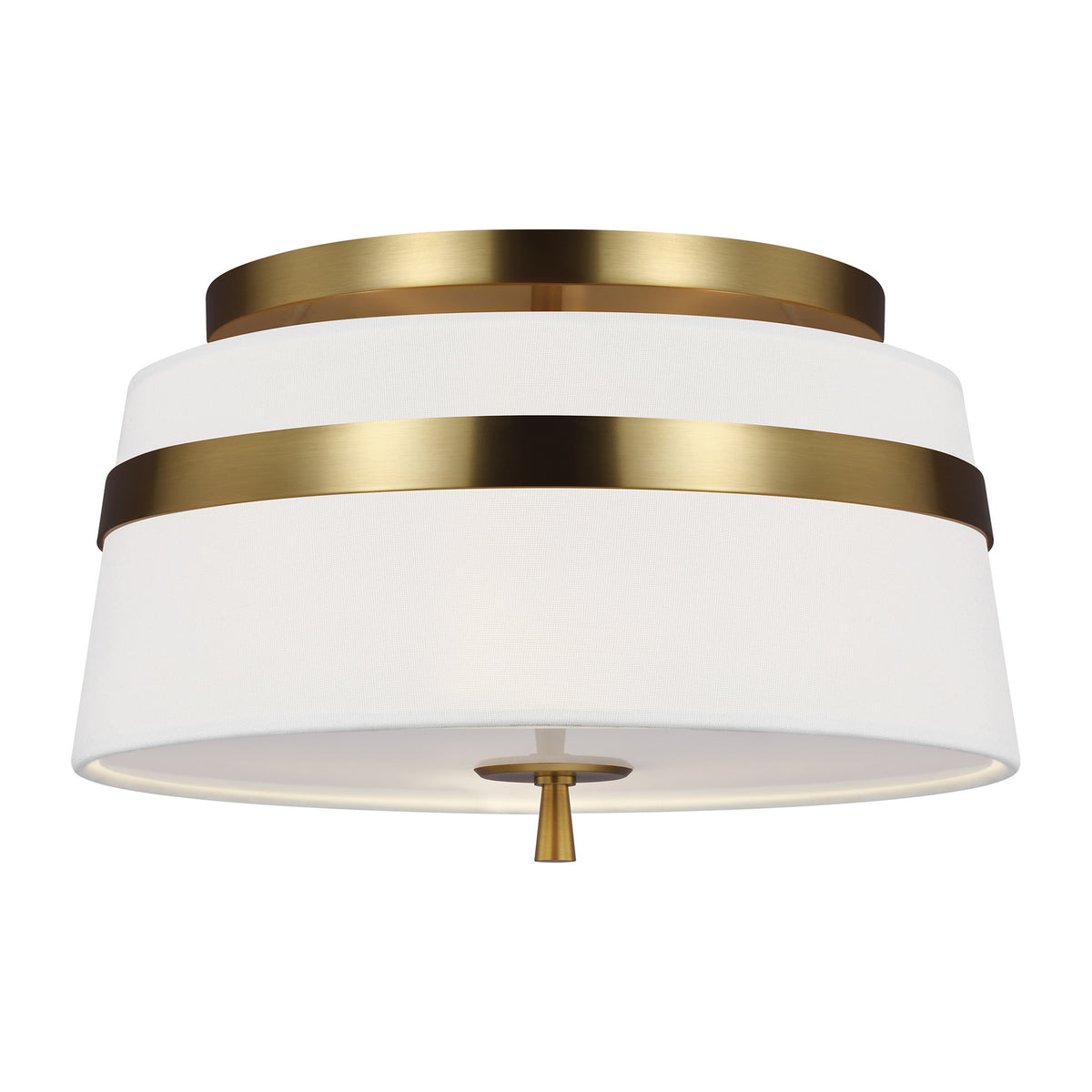 Three Light Semi-Flush Mount — 8.25"