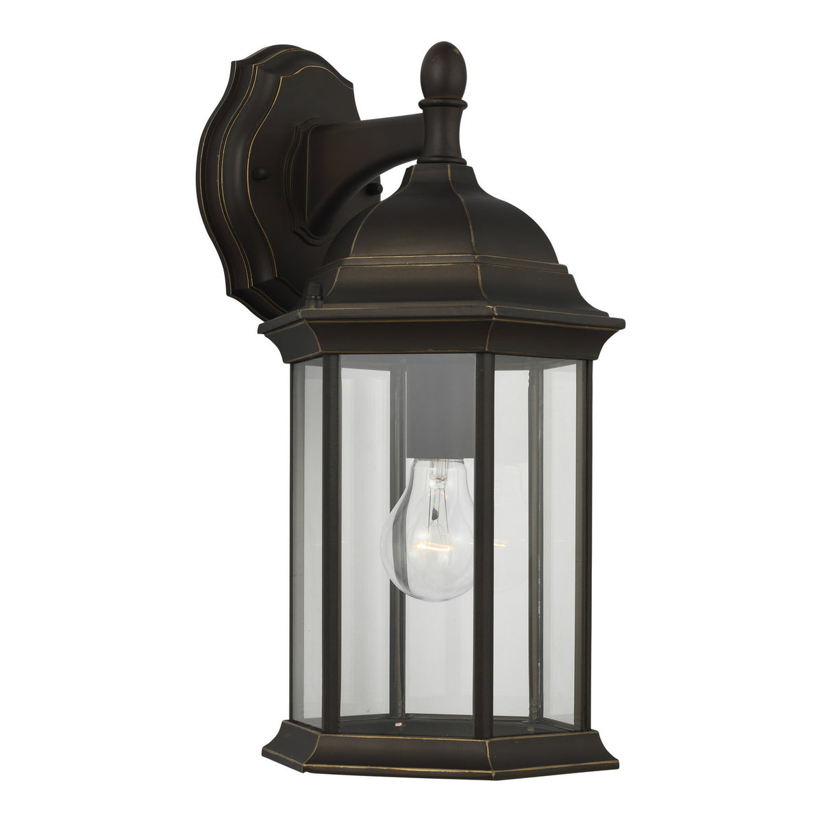 Sevier 16" Downlight Lantern — Clear