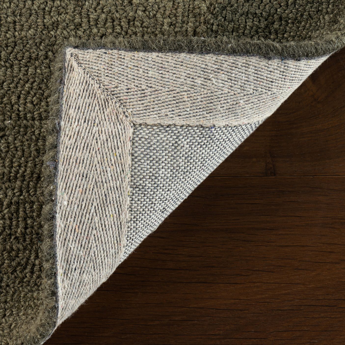 Nate Berkus Ondine Solid Wool Cozy Area Rug