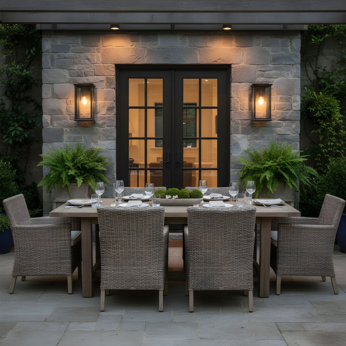 Audley 15" Lantern — Clear