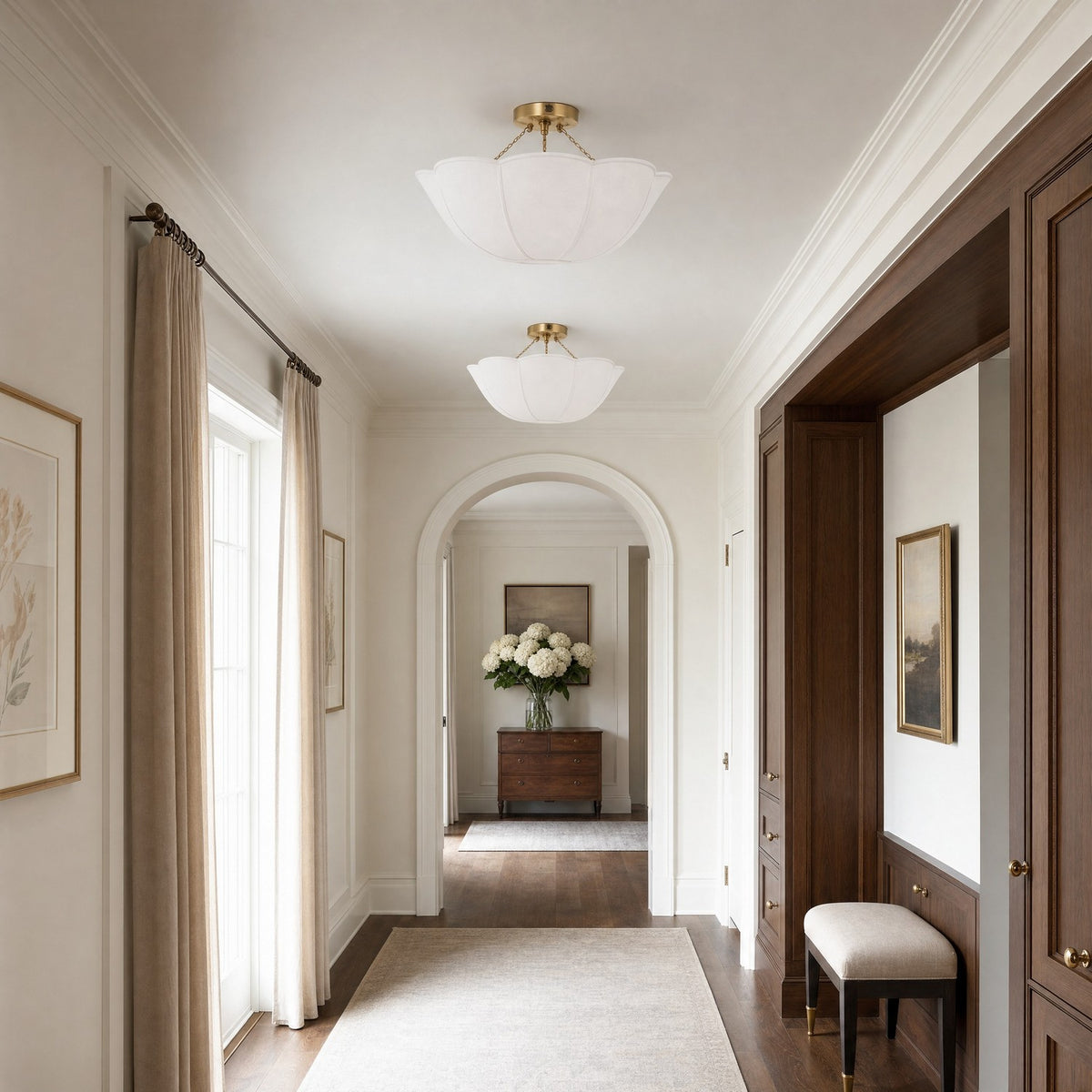 Stassi Medium Semi-Flush Mount