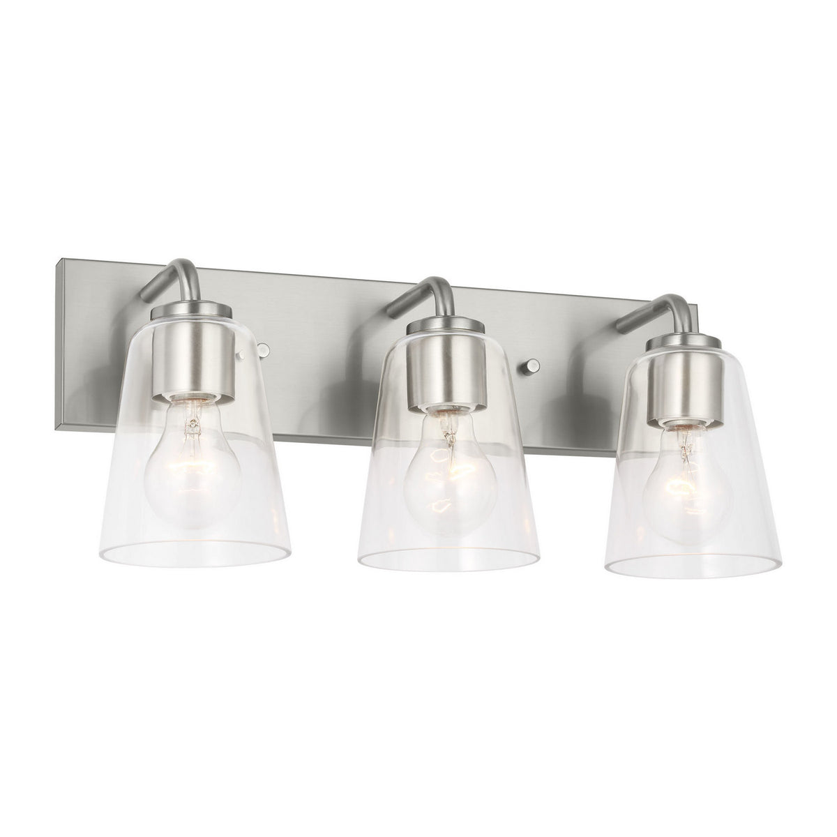 Miles Three Light Bath — Clear