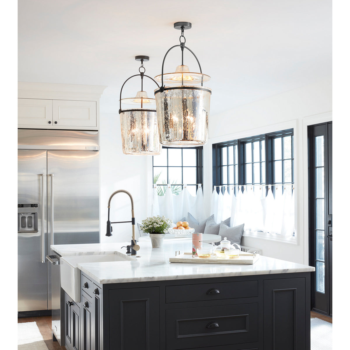 Emerson Bell Jar Four Light Pendant