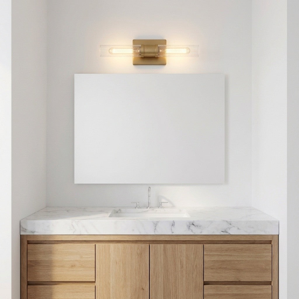 Keaton 20" Vanity Sconce — Crackle