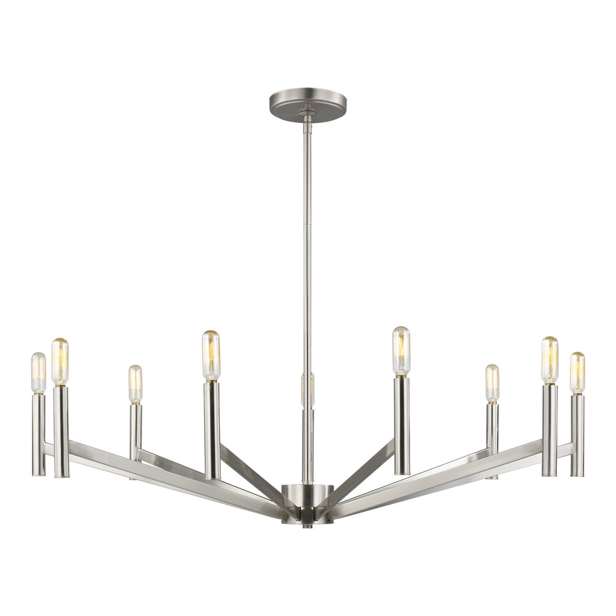 Nine Light Chandelier — 17.13", 60 W