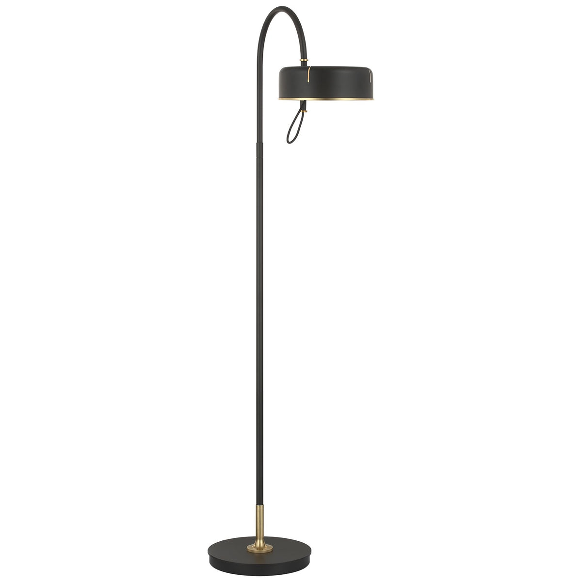 LED Floor Lamp — W: 10.75" × H: 58.25"