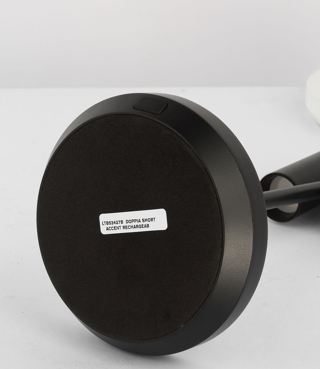 Doppia Short Accent Rechargeable Table Lamp