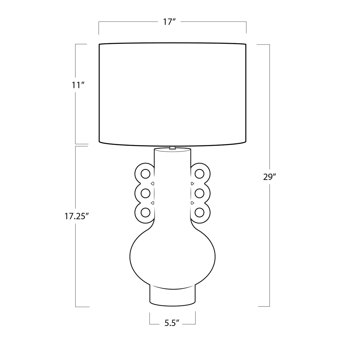 Chandra Metal Table Lamp