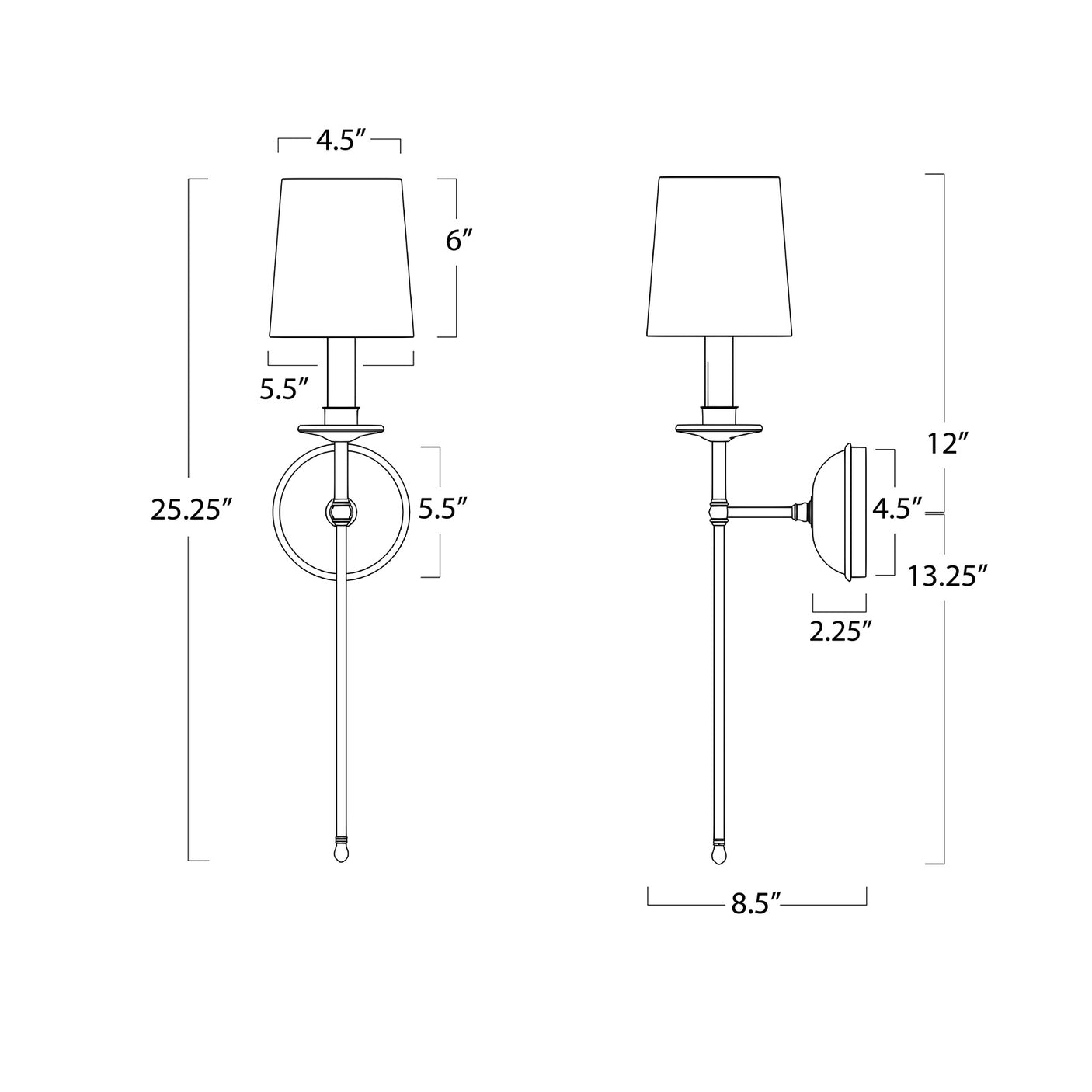 Fisher Sconce Single